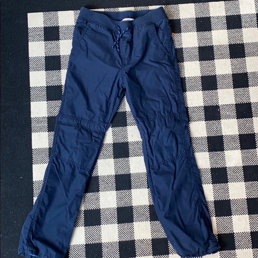Lined Navy Blue Pants